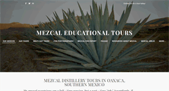 Desktop Screenshot of mezcaleducationaltours.com